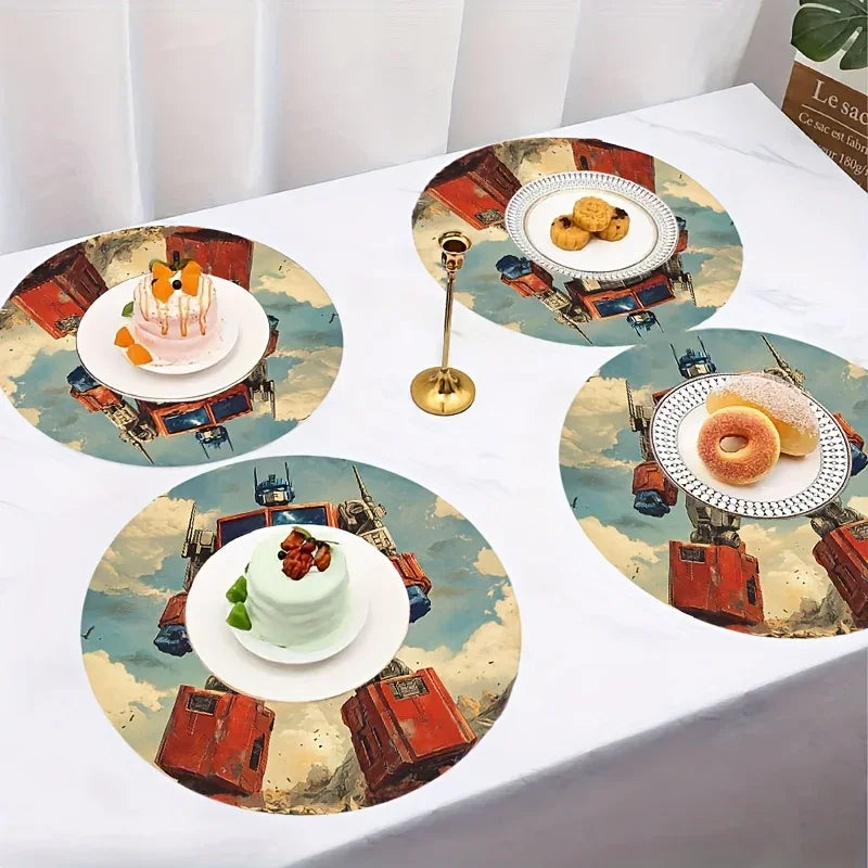 4 Transformers-placemats - Optimus Prime