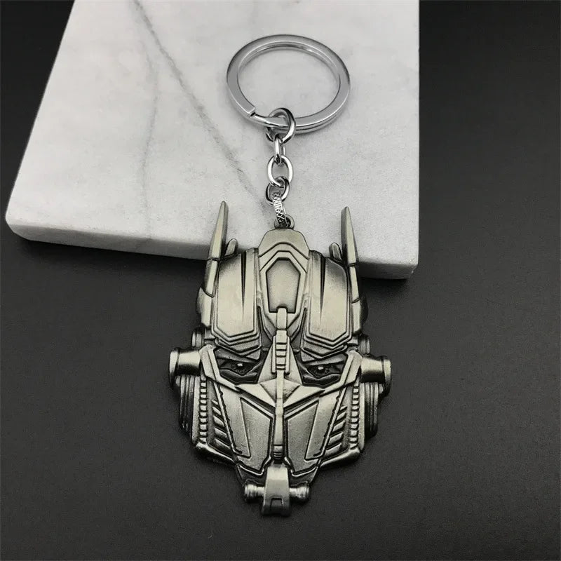 Transformers-sleutelhanger - Megatron-logo Zilver