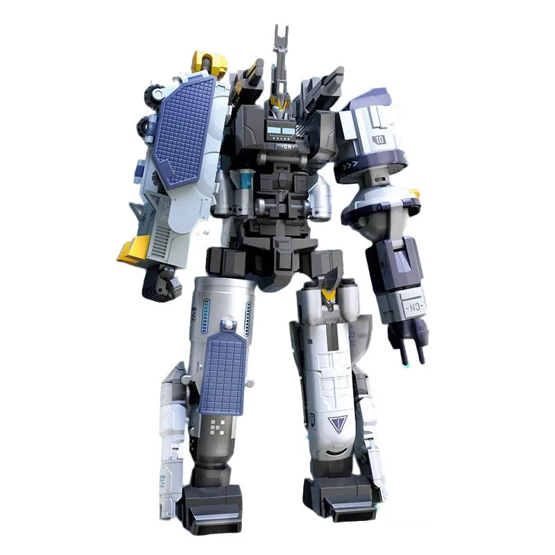Transformers-luchtvaartset — gecombineerde zes-in-één-robot, dertien onderdelen