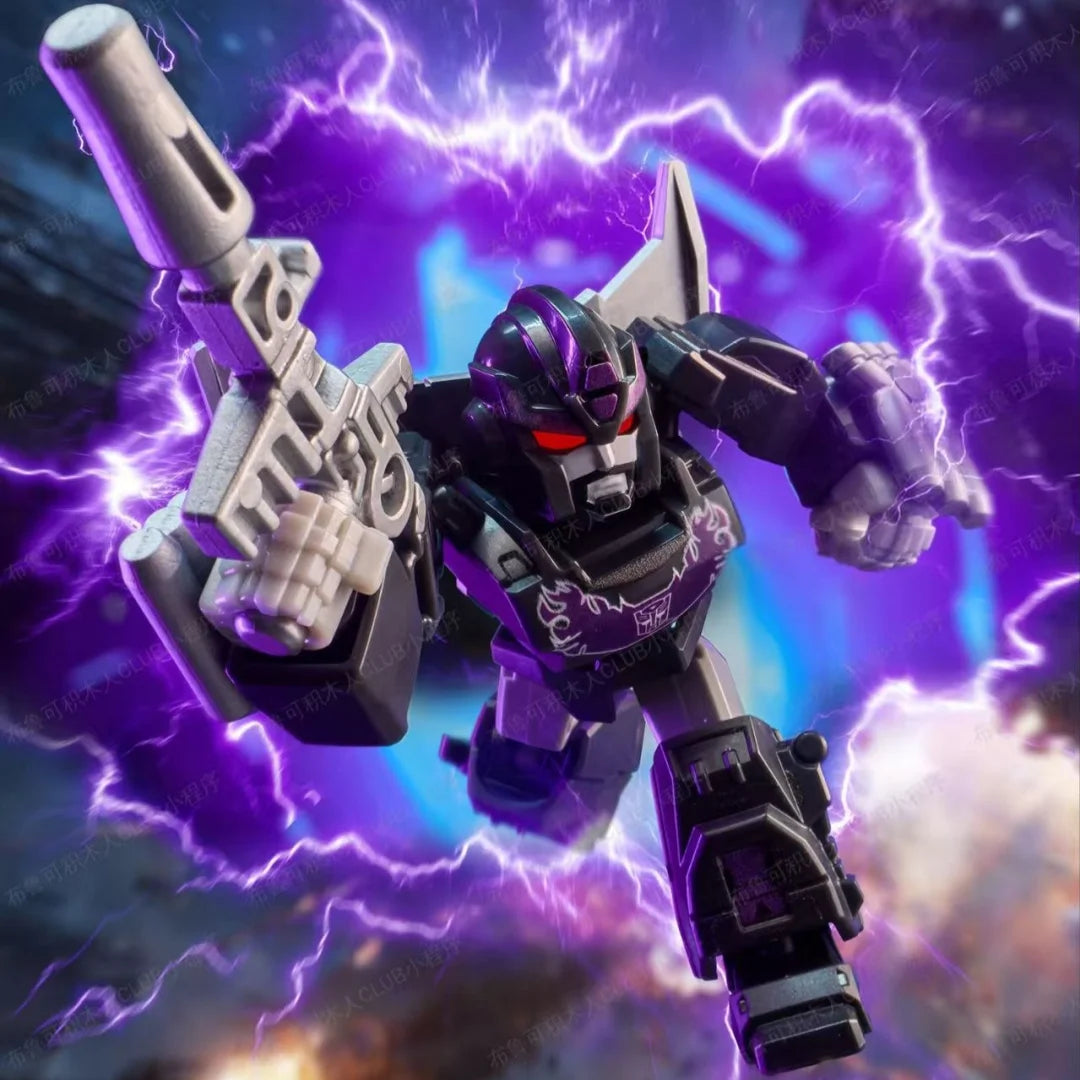Transformers-figuur Rodimus Prime Miroir Blokees — Paarse bliksem, omgekeerd universum