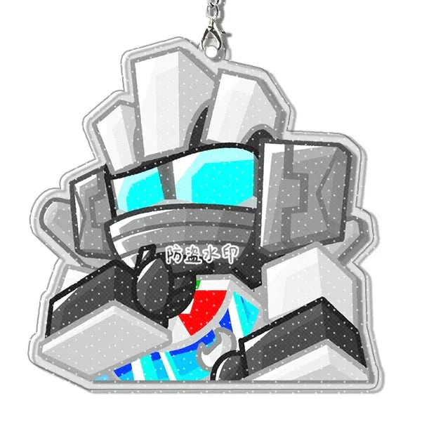Transformers-sleutelhanger - Mini Donkergrijs