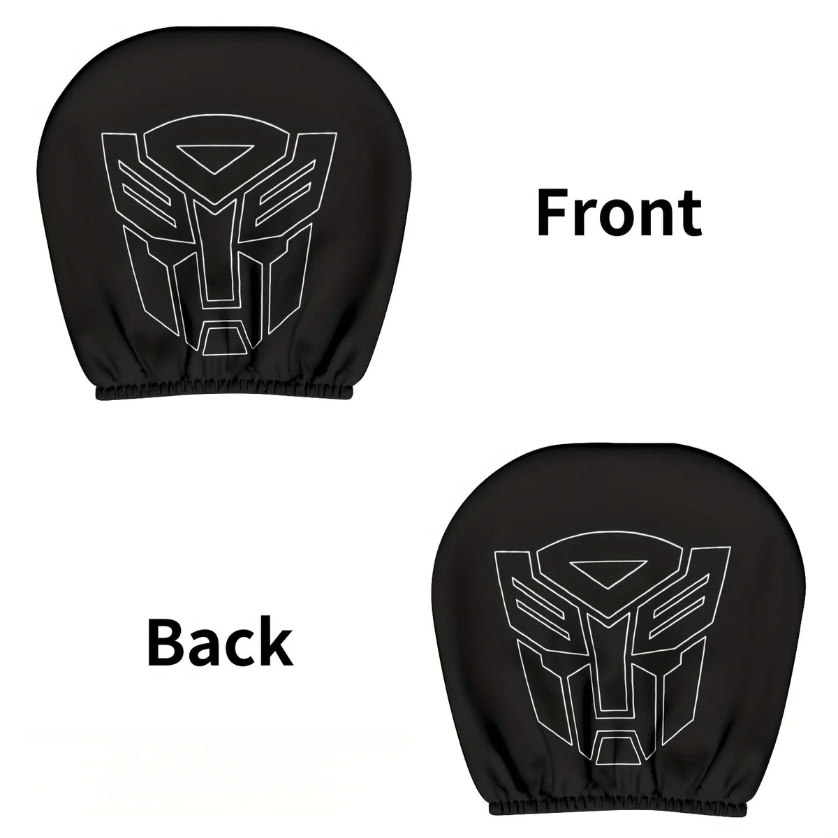 Transformers-hoofdsteunhoes met Autobot — Set van 2 beschermhoezen voor autostoelen