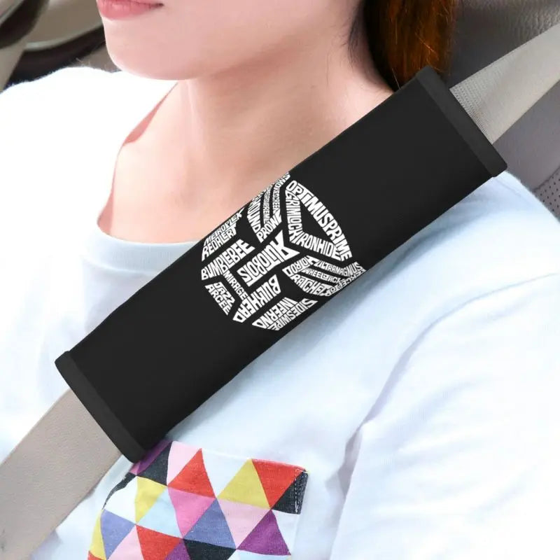 Transformers-riem — wit gegraveerd Autobots-contour