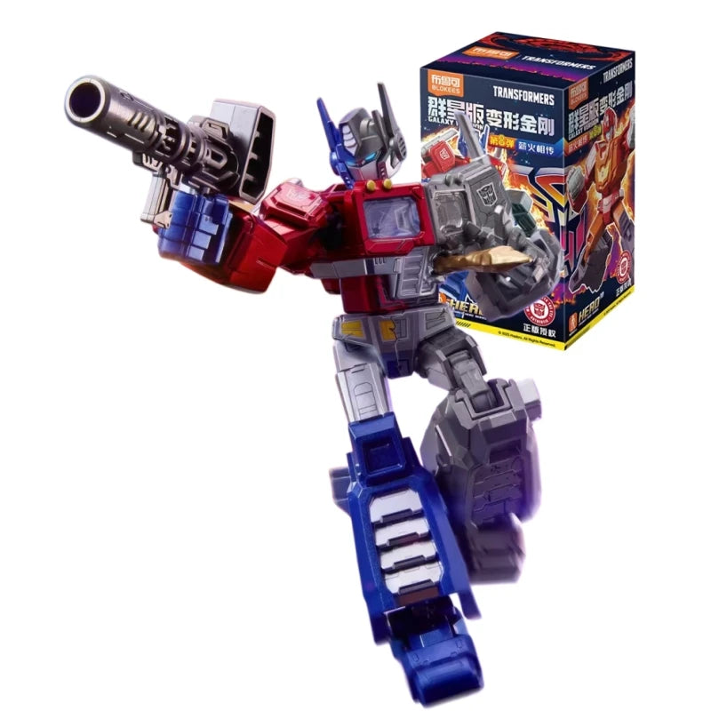 Transformers-figuur Optimus Prime — Blokees Galaxy versie 8 modulaire montage