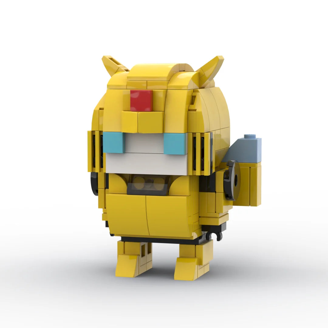 Transformers-figuurtje Bumblebee IDW Chibi-versie — compacte gele brick