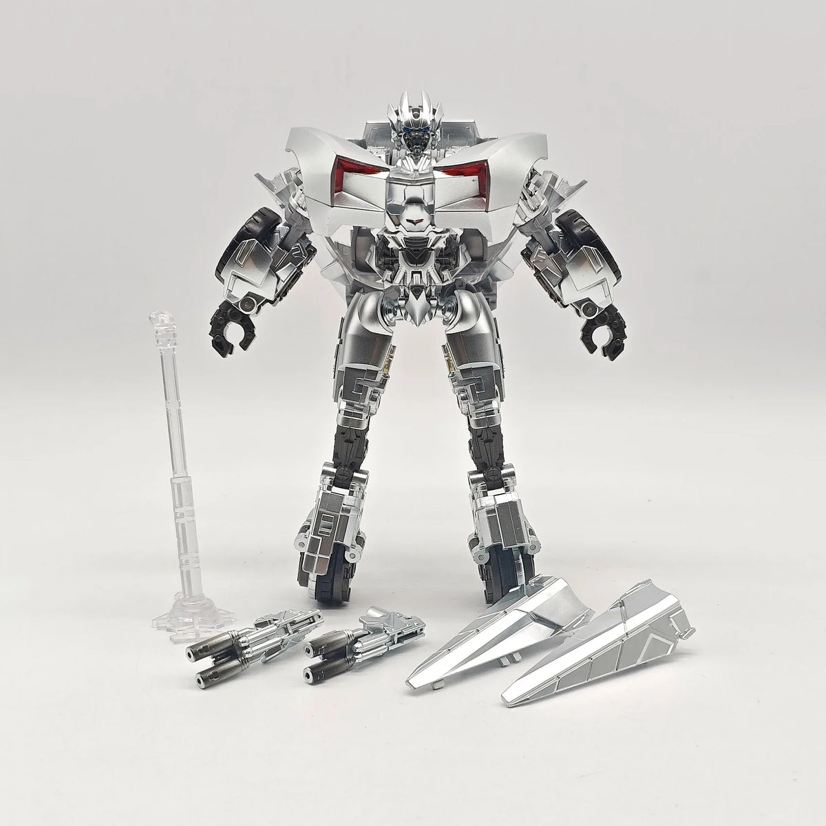 Transformers Sideswipe War Dancer-figuur — rood-zilveren krijgsdanser