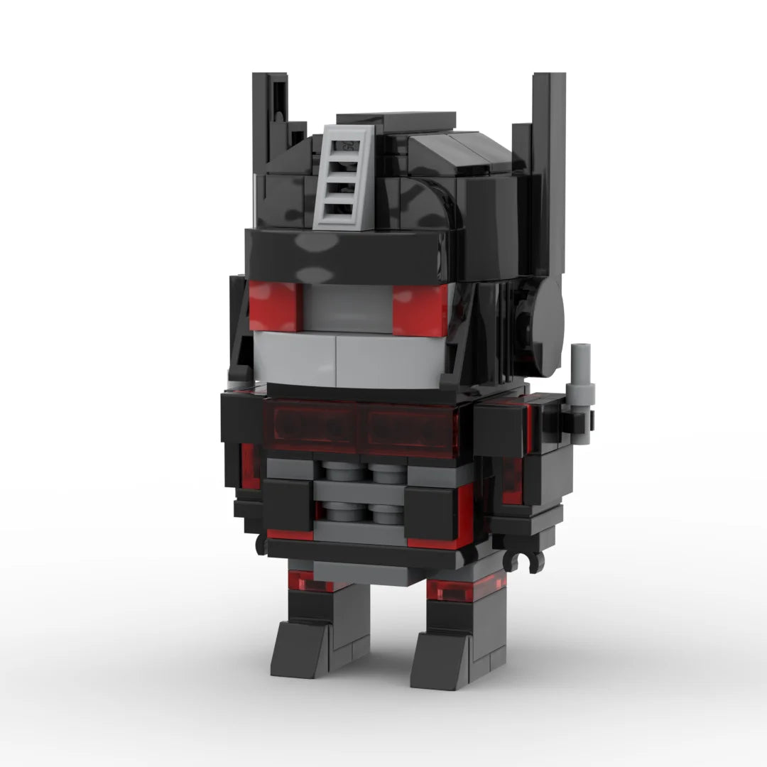 Transformers-figuurtje StrikerNoir IDW-versie — antracietkleurige brick, speciale operaties