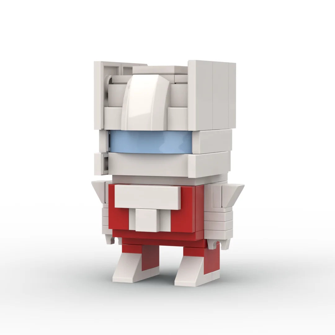Transformers-figuurtje Strafe — witte en rode brick, Technobot-straaljager