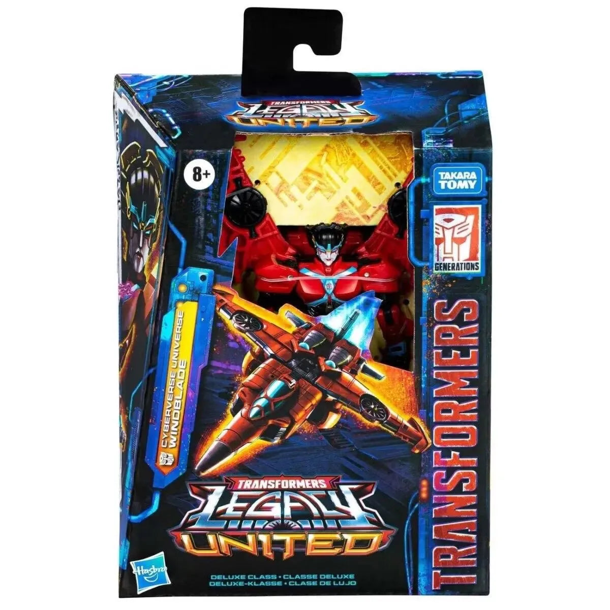 Transformers Windblade Legacy Evolution-figuur — Officiële Hasbro Leader Armada Universe