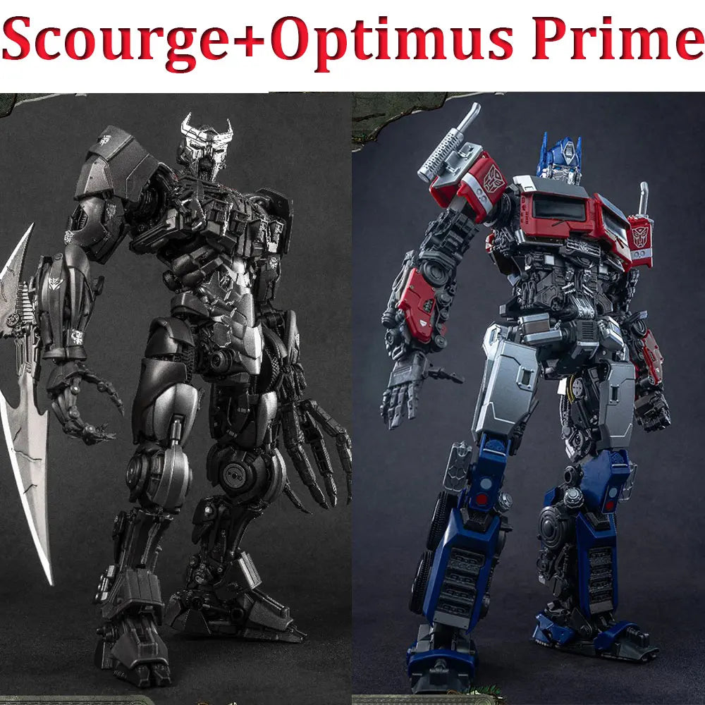 Transformers-figuurduo Scourge & Optimus Prime — AMK Yolopark-rivaliteit