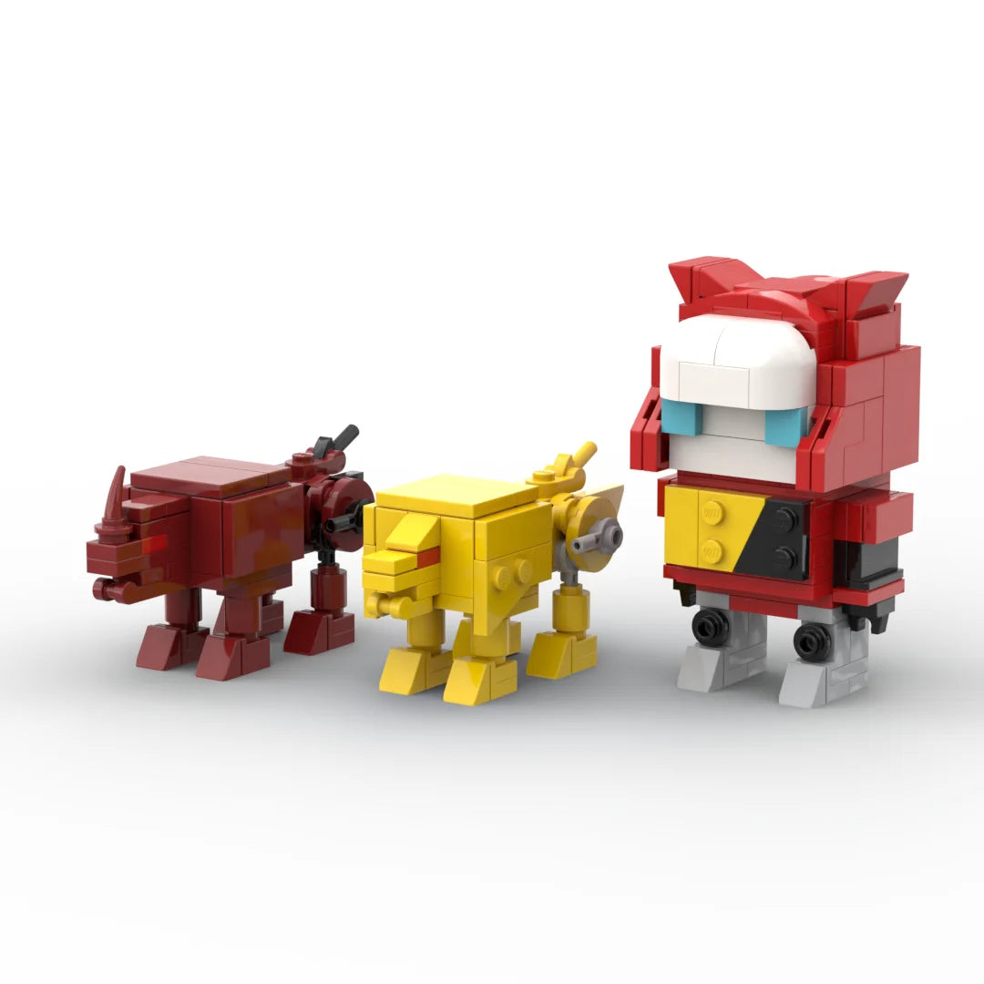 Transformers-figuur Blaster — Autobot-cassetterecorder met trio miniatuurcassettes