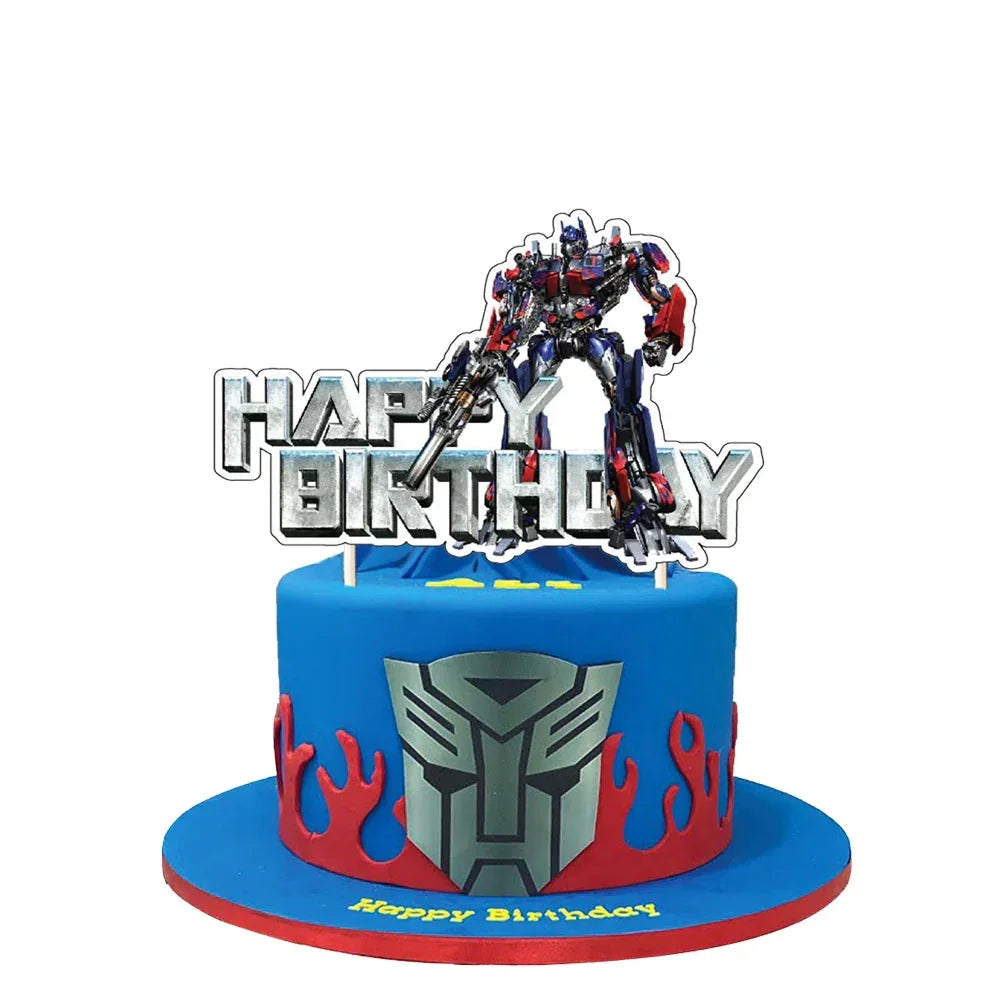 Verjaardagstaartdecoratie – Optimus Prime