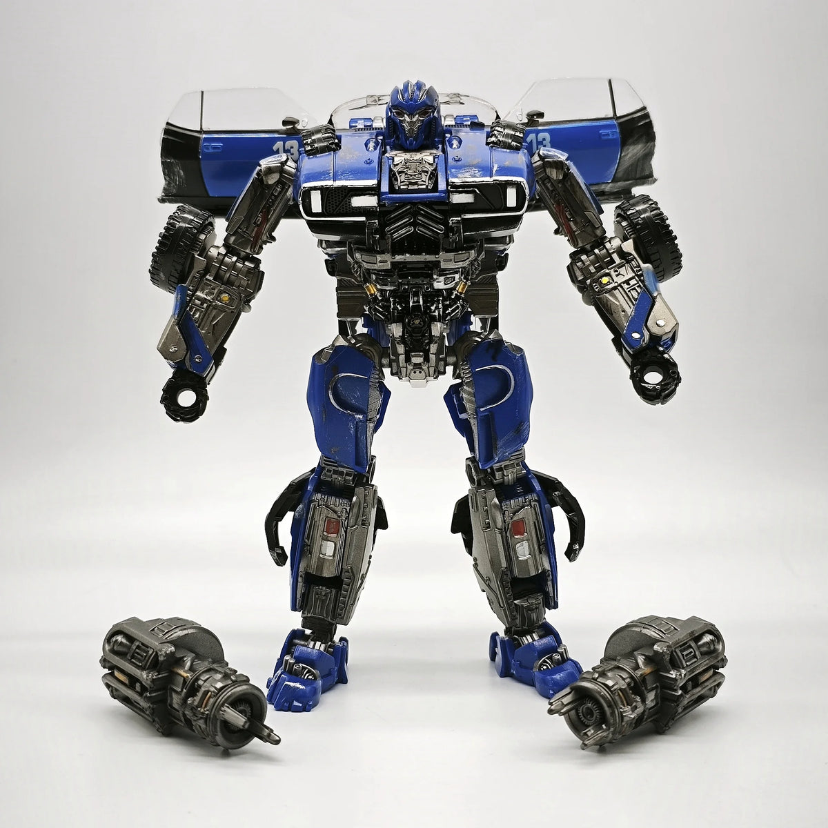 Transformers-figuurtje Dropkick Blauw TW1033 — Gearticuleerde Decepticon-auto