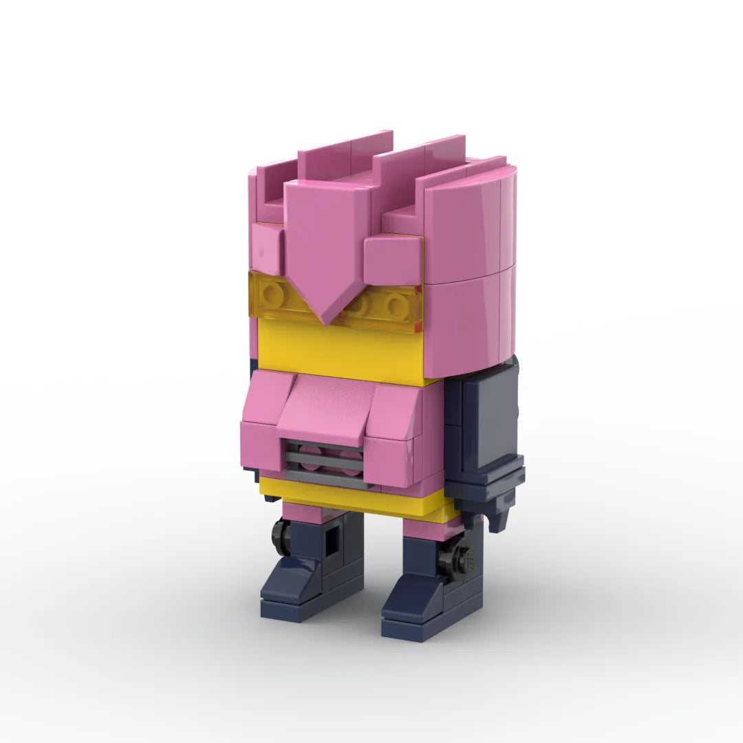 Ongewone roze Transformers Barricade — Decepticon-baksteen in onverwachte kleur