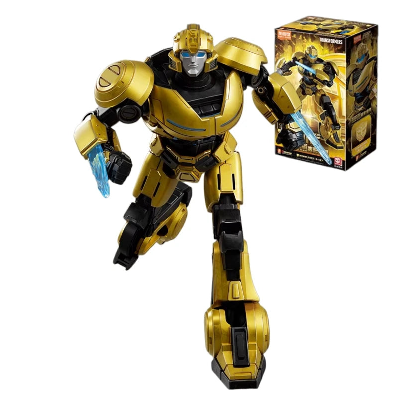 Transformers-figuur Bumblebee Origine ONE Blitzwing — Gele brickstijl, robotpionier