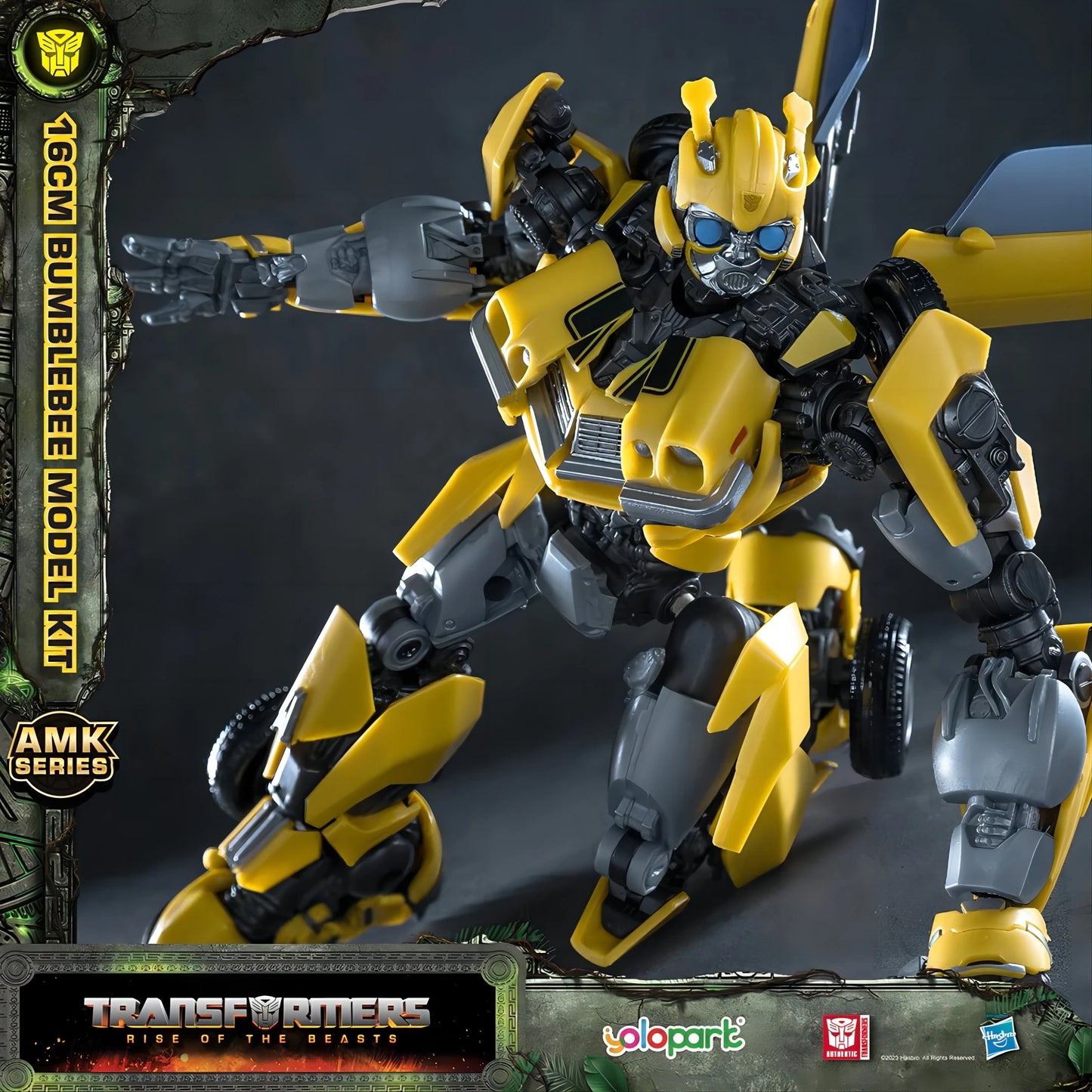 Transformers-figuur Bumblebee 16cm — Gearticuleerd AMK-verzamelaarsmodelbouwpakket