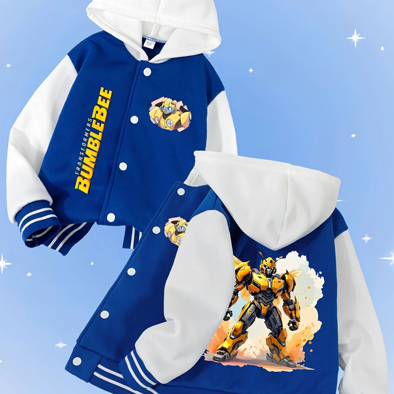 Transformers-jas Bumblebee - Blauw & Wit