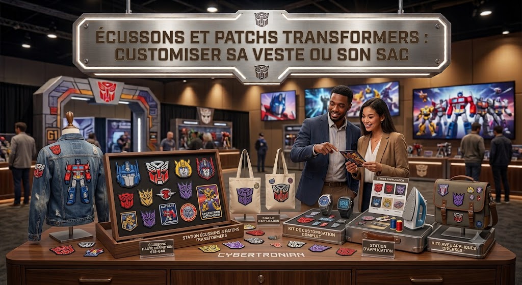 Ecusson et patch Transformers : customiser sa veste ou son sac