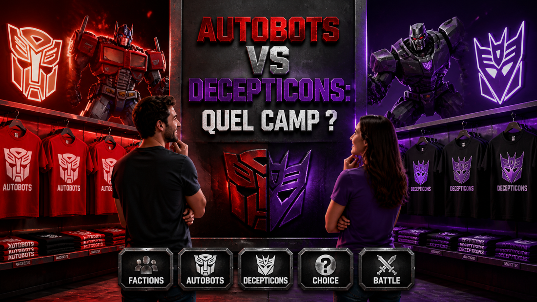 T-shirt Autobots vs Decepticons : quel camp choisir ?