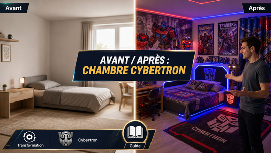 Chambre Cybertron : guide avant/après déco Transformers