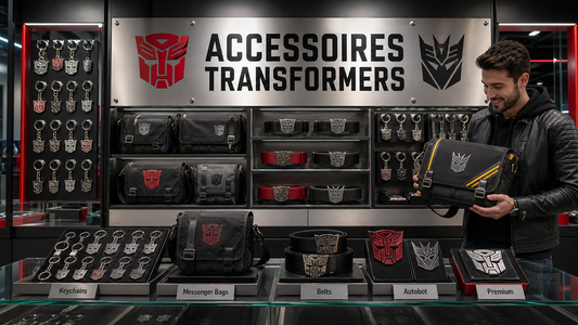 Accessoires Transformers : porte-clés, sacoches et ceintures