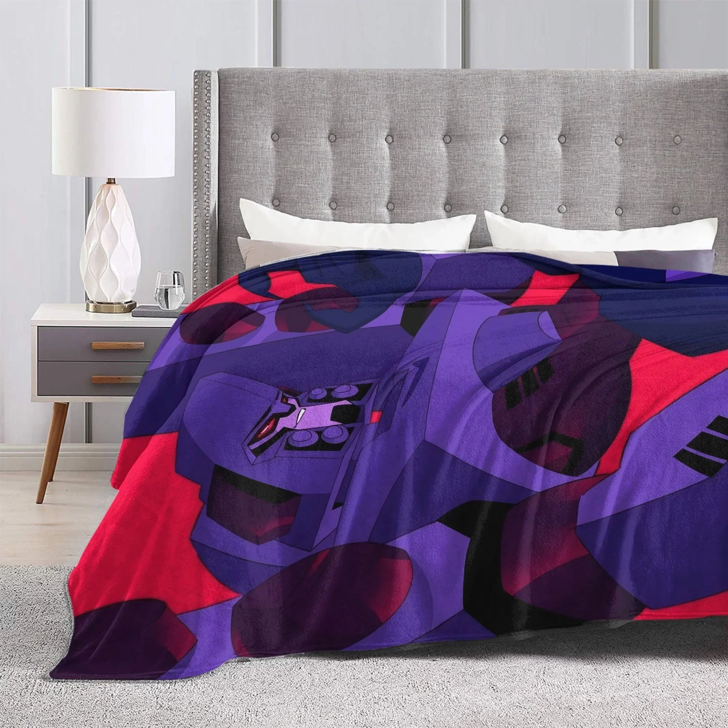 Transformers-deken - Paars