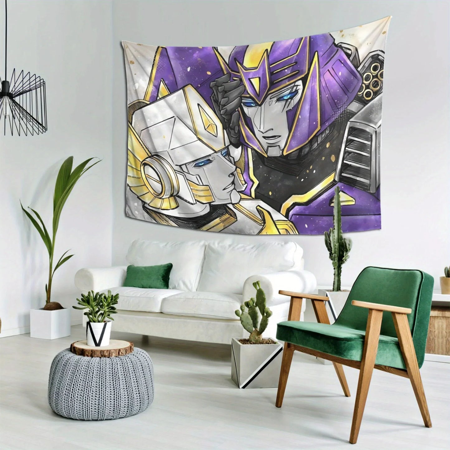 Vlag Transformers - Megatron & Wit