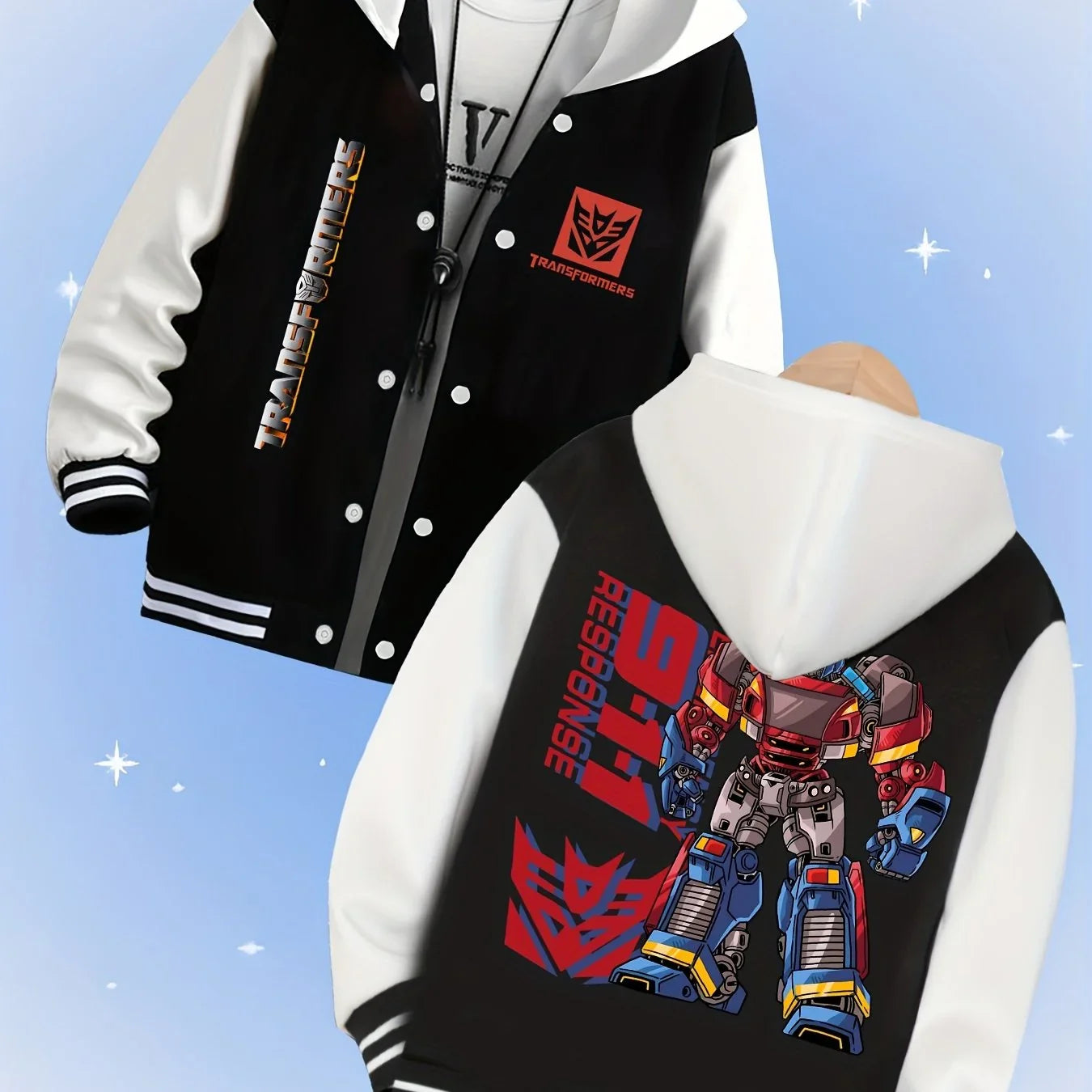 Transformers-jas New Design - Zwart & Wit
