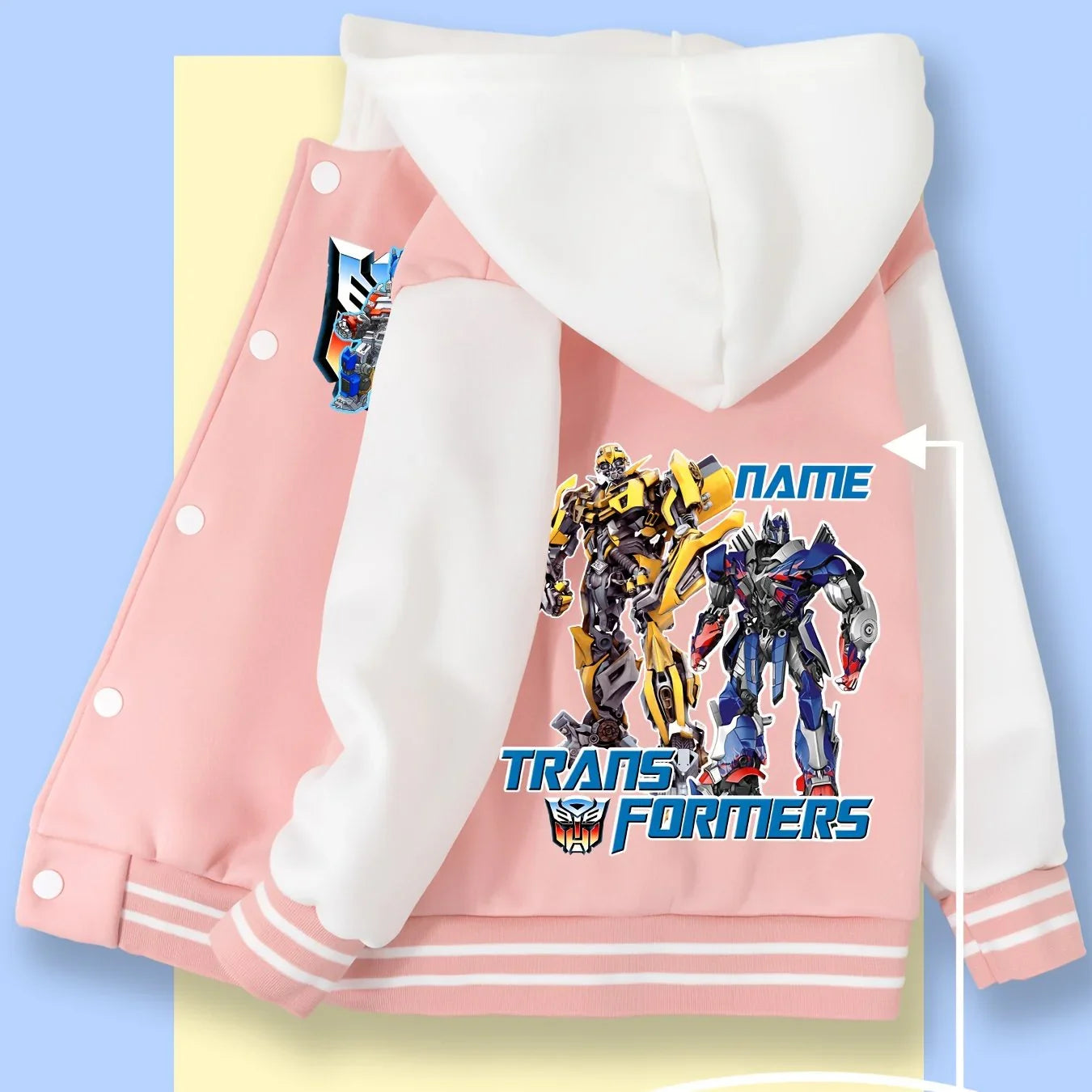 Transformers-jas - Roze & Wit