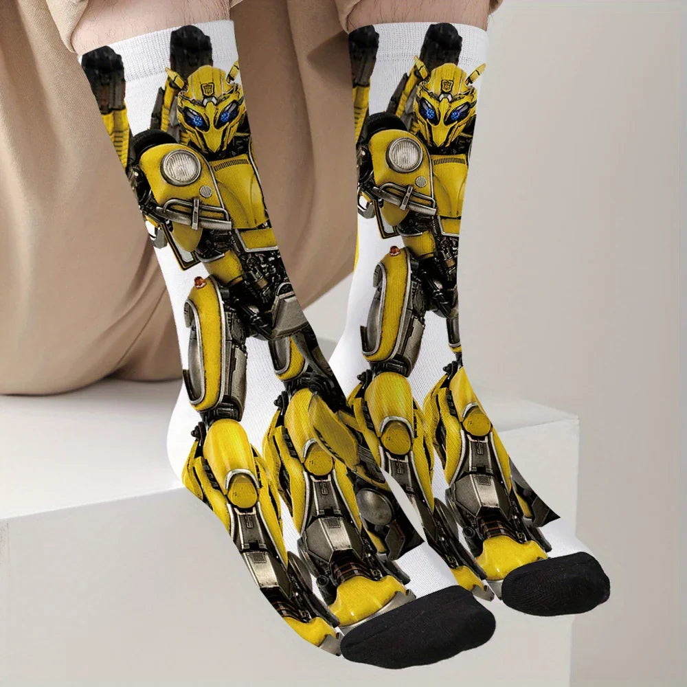 Paar Transformers-sokken - Bumblebee