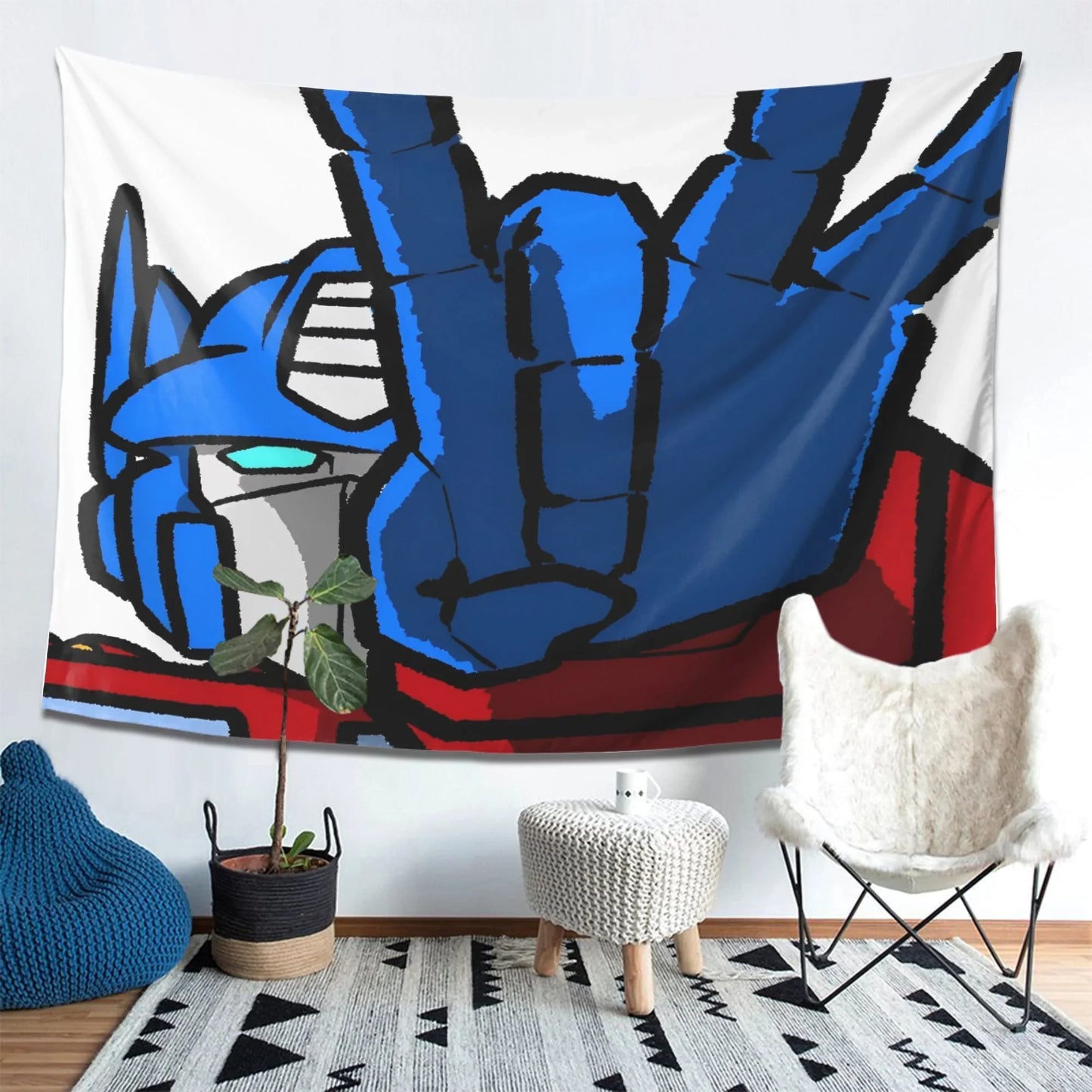 Transformers-vlag - Optimus Handstijl