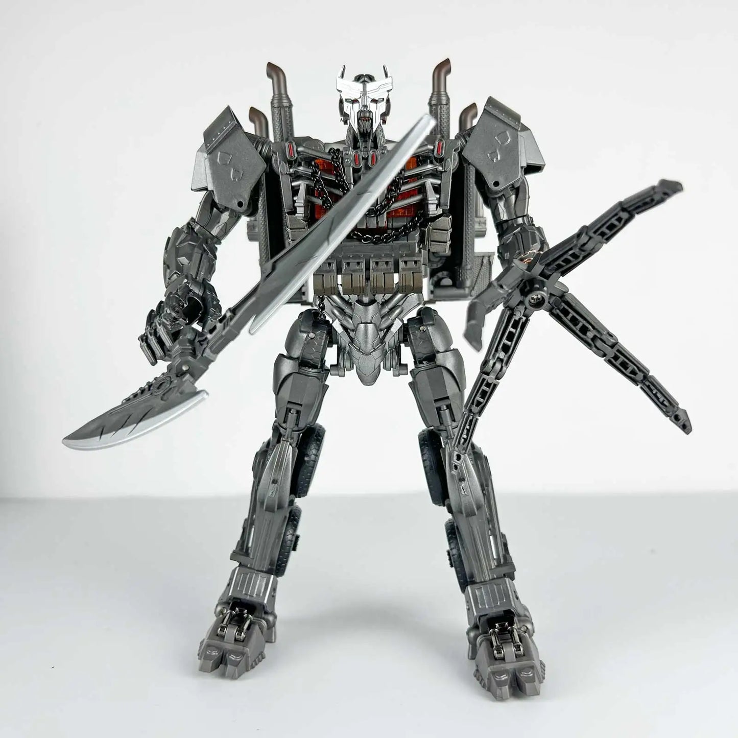 Transformers Scourge Studio Series-figuur, 18 cm — Accessoireset in wit en grijs