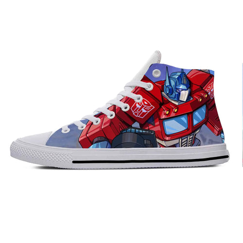 Hoge Transformers-sneakers wit - PrimeRed