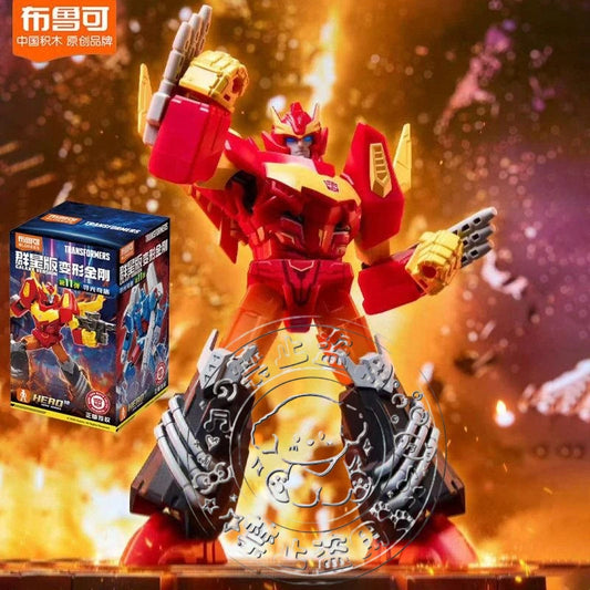 Transformers-figuur Rodimus — Blokees Galaxy-editie met Heilig Vuur