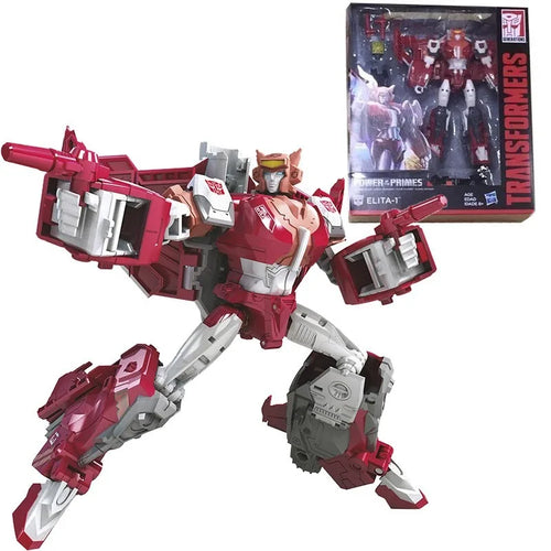 Transformers-figuurtje Elita-1 — Gearticuleerde vrouwelijke Autobot G1