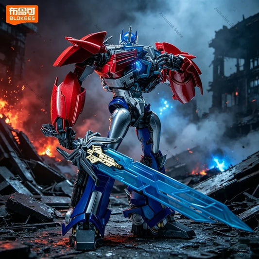Transformers-figuur Optimus Prime TFP Blokees — Blauwe Prime-bouwset