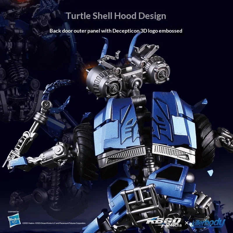 Transformers-figuur van chromen mechanische spin — Dark of the Moon Killerbody