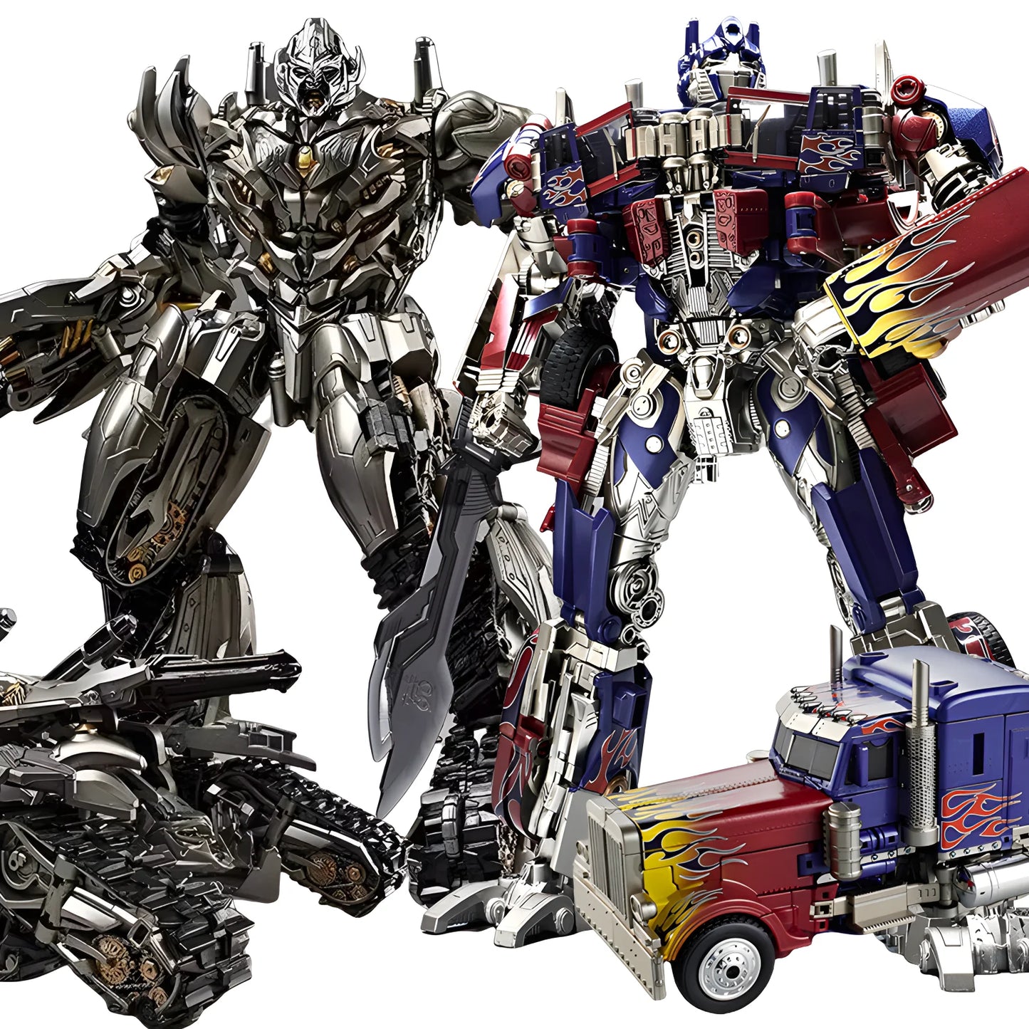 Transformers-figuurtje Megatron 30cm — Gearticuleerde Alloy Movie G1-Decepticon-robot