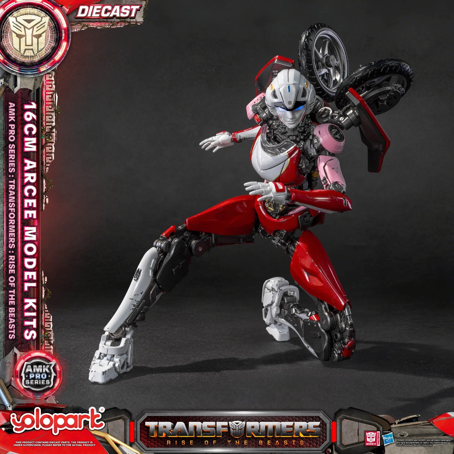 Transformers Arcee-figuur 16cm — Rise of the Beasts AMK Pro Kit