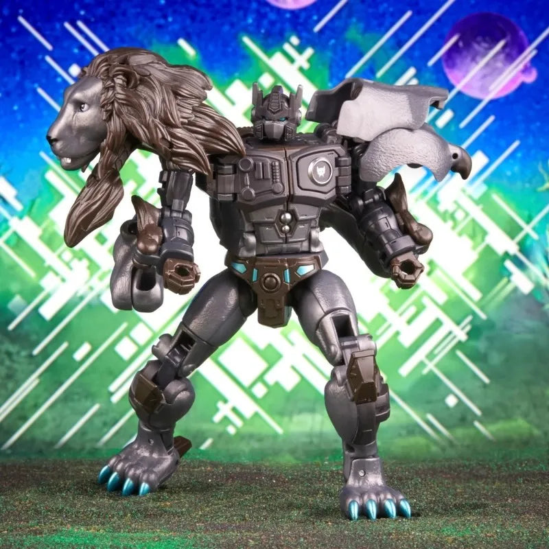 Transformers Leo Prime Nemesis Voyager-figuur — Brullende Hasbro Maximal-editie