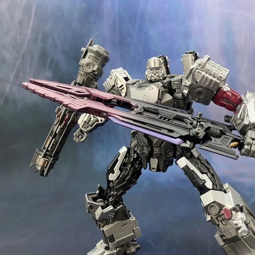 Transformers 4-in-1-speelgoedrobot van legering — Set met neushoorn en leider