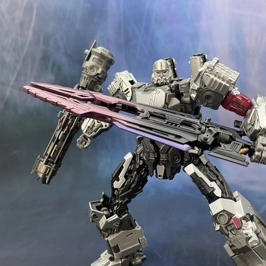 Transformers 4-in-1-speelgoedrobot van legering — Set met neushoorn en leider