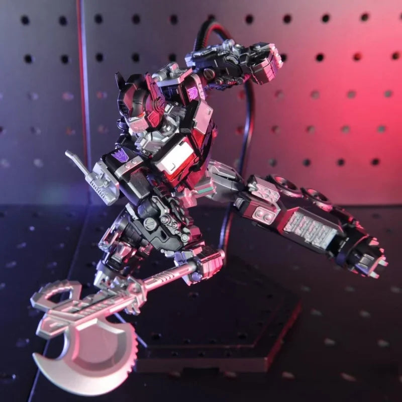 Transformers Nemesis Prime Blokees Beyond-figuur — Movie 7-assemblage met zwart silhouet