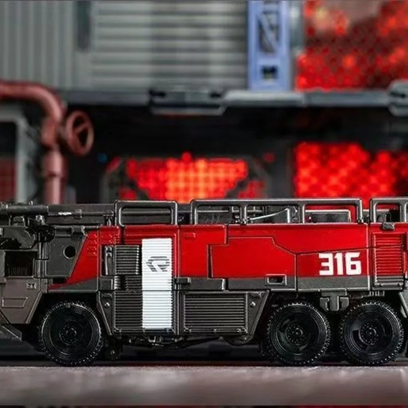 Transformers Sentinel Prime-figuur — Transformeerbare brandweerwagen