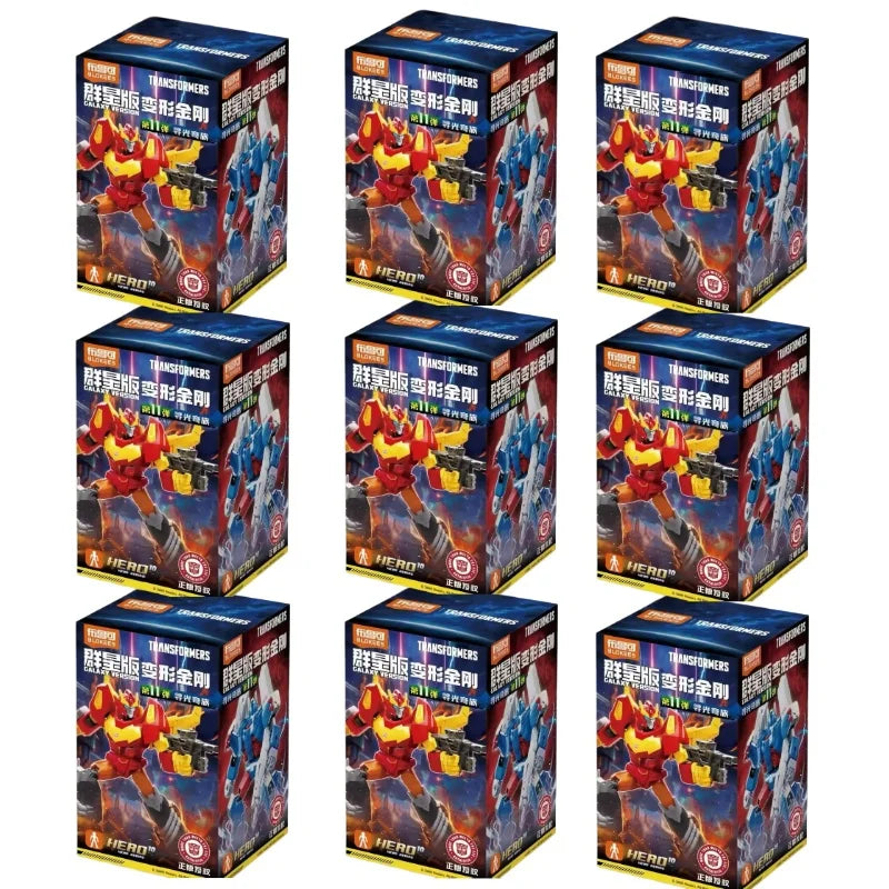 Groothandelsdoos Transformers Blokees Galaxy Version 11 — Volledige doos met 9 mysterie-eenheden