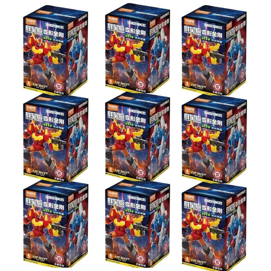 Groothandelsdoos Transformers Blokees Galaxy Version 11 — Volledige doos met 9 mysterie-eenheden