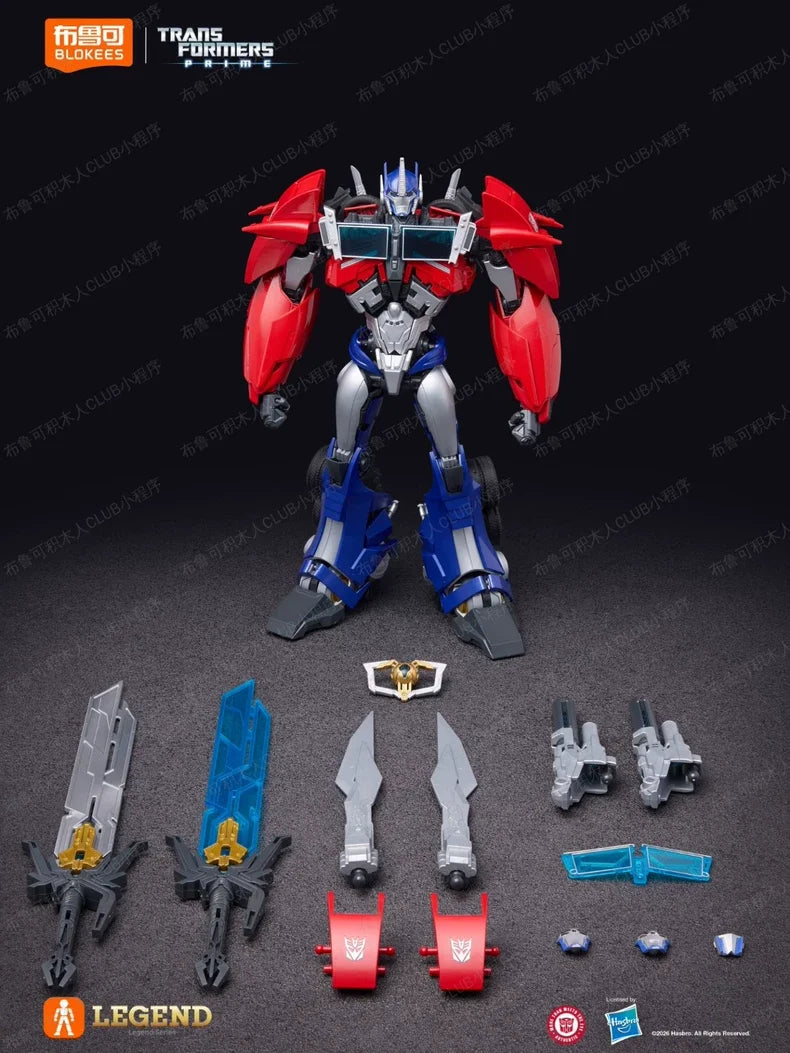 Transformers-figuur Optimus Prime TFP Blokees — Blauwe Prime-bouwset