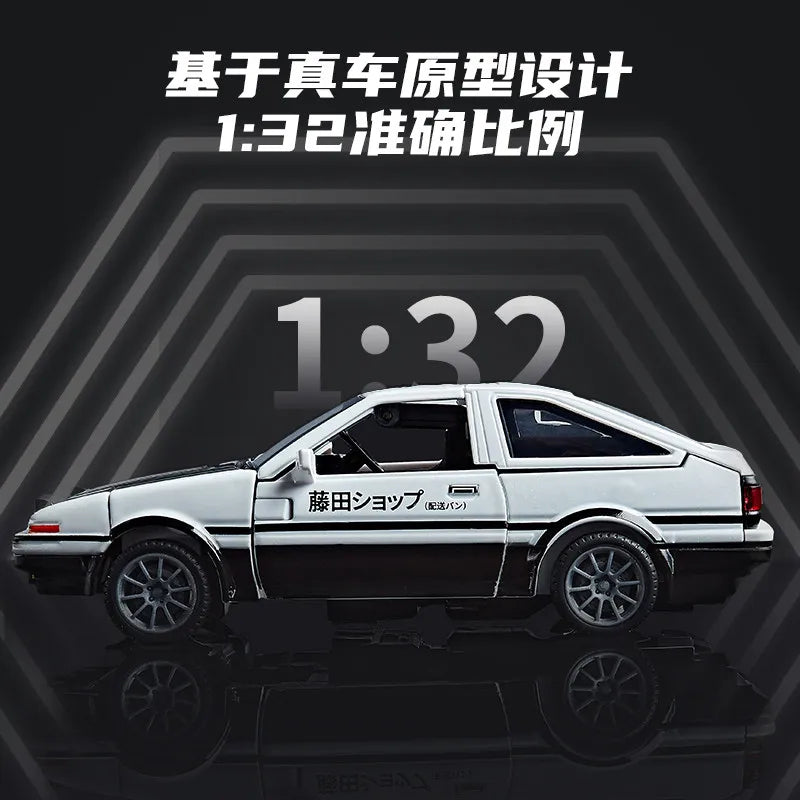 Transformers AE86 Initial D-figuur — gedeformeerde tofu-shoprobot