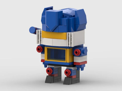 Transformers-figuurtje Soundwave One-editie — blauwe brick-buste, voorloper