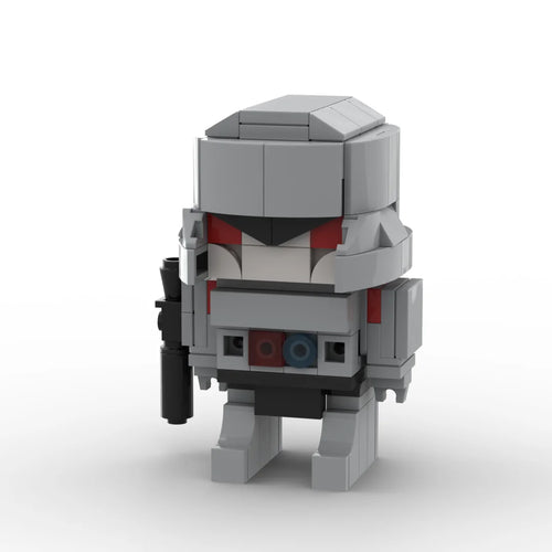 Transformers-figuur Megatron 2.0 chibi — grijze Brick met in de arm geïntegreerd kanon